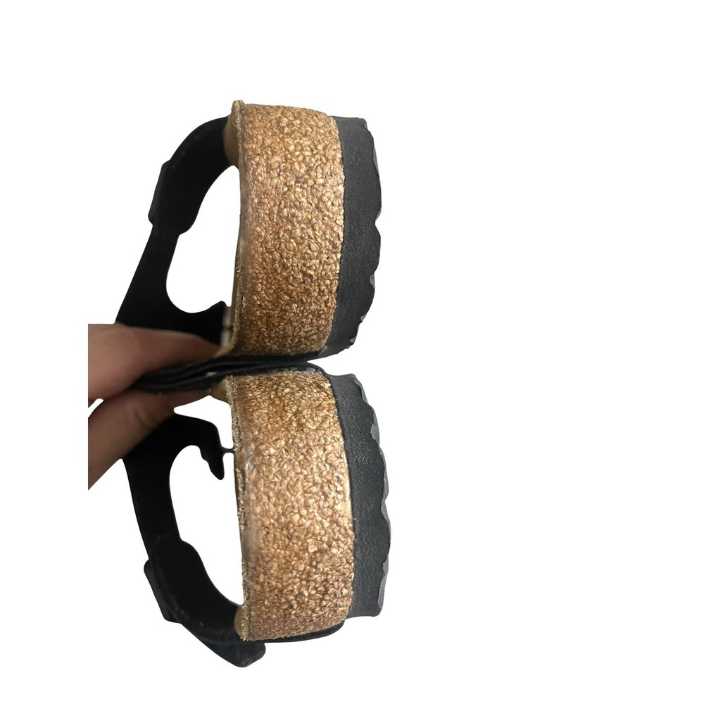 Birkenstock Gizeh Black Birko-Flor Sandals Flip Flops Sz 40 - Picture 8 of 11